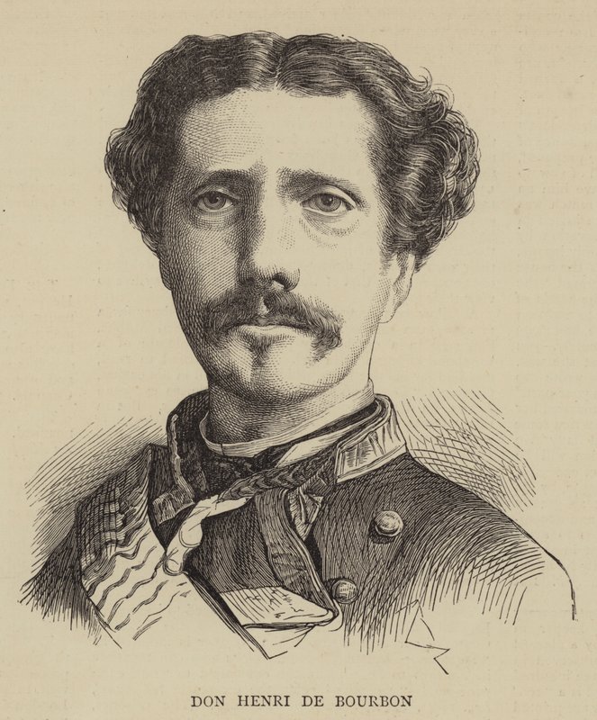 Don Henri de Bourbon (rytina) od English School