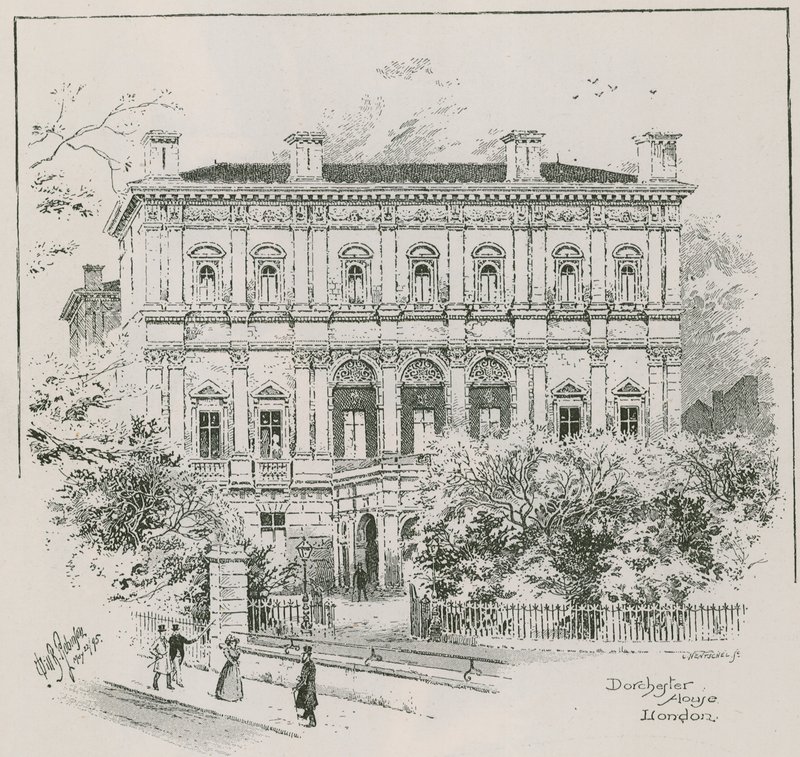 Dorchester House, Park Lane, Londýn, sídlo Shahzada Nasrullah Khan od English School