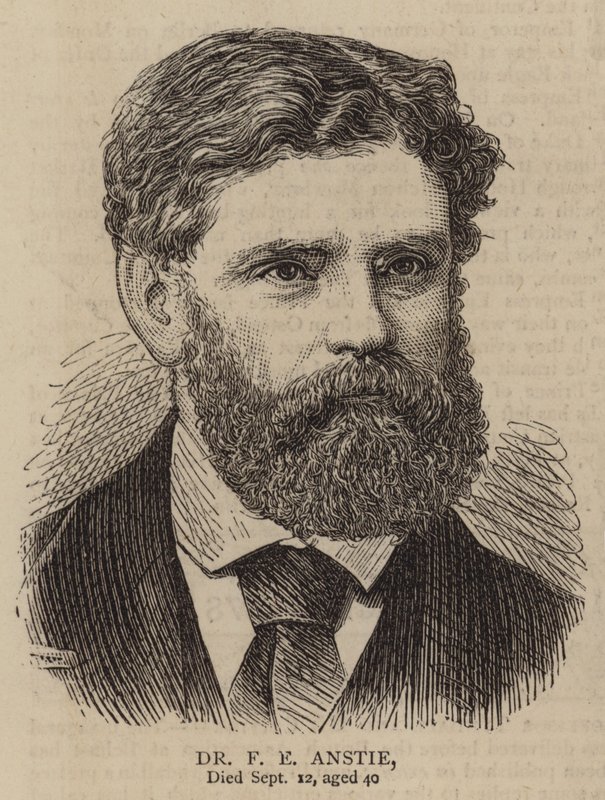 Dr F E Anstie (rytina) od English School