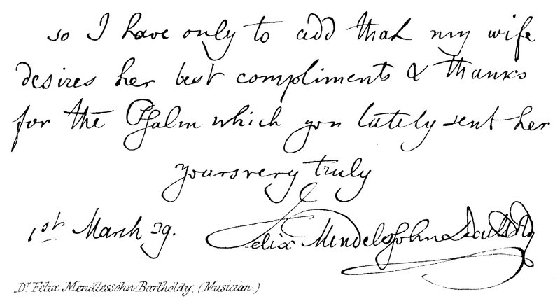 Dr Felix Mendelssohn Bartholdy, (hudebník) od English School