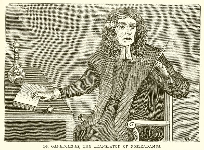 Dr Garencieres, překladatel Nostradama od English School