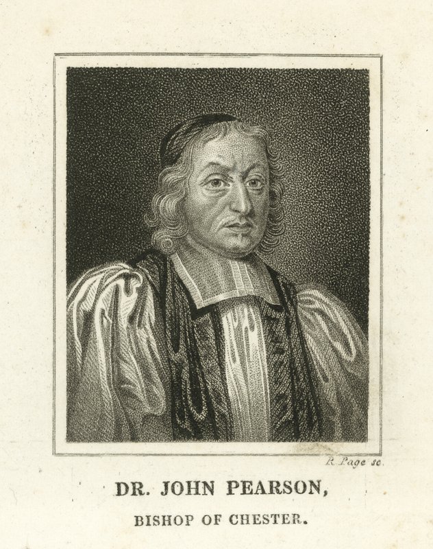 Dr John Peason, biskup z Chesteru (rytina) od English School