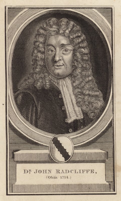 Dr John Radcliffe, Obit 1714 od English School
