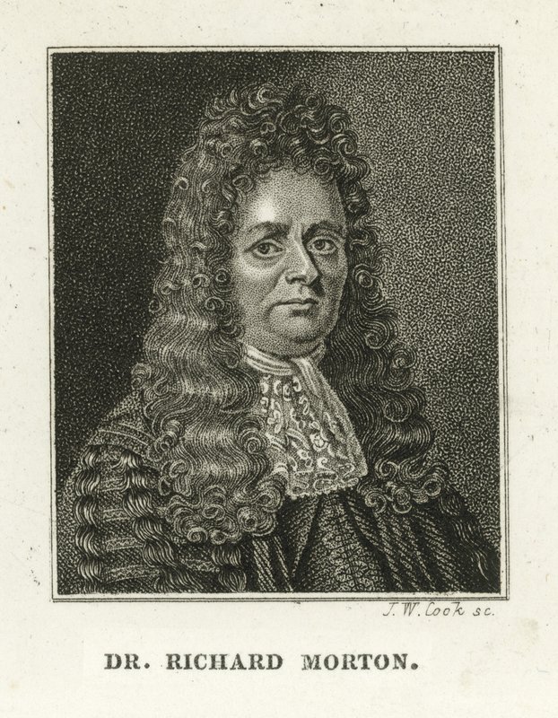 Dr Richard Morton (rytina) od English School