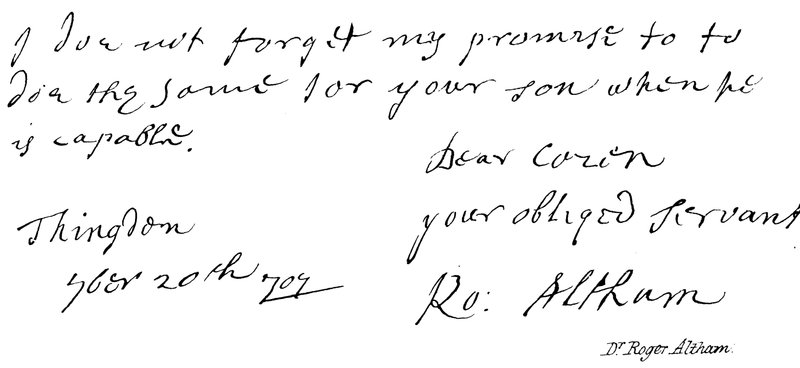 doktor Roger Altham od English School