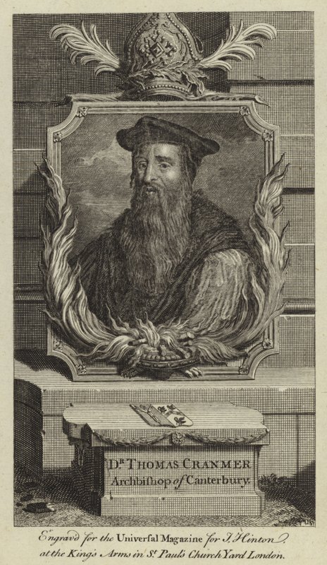 Dr Thomas Cranmer, arcibiskup z Canterbury od English School