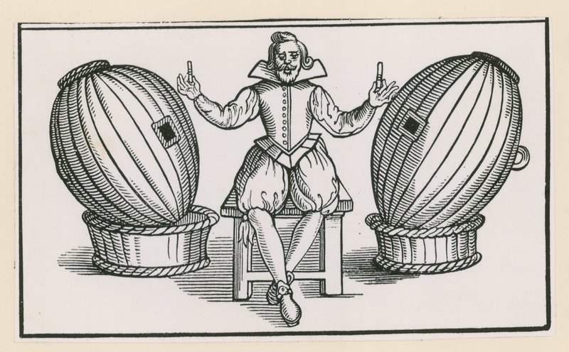 Losování loterie z roku 1615 ve Virginii od English School