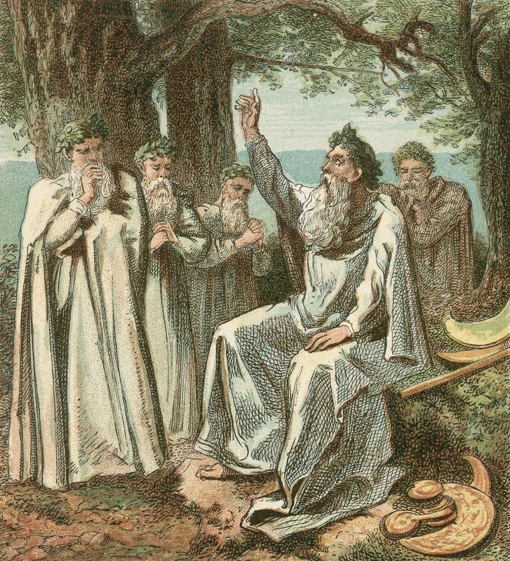 Druidové nebo britští kněží od English School