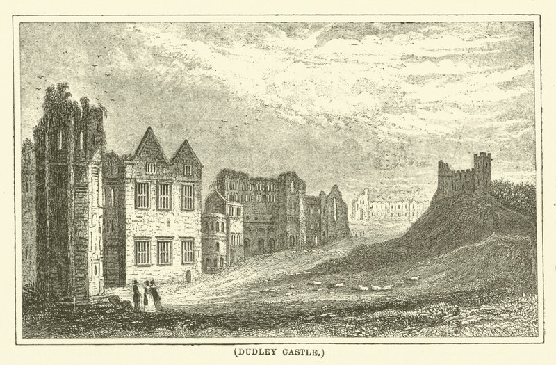 Hrad Dudley (rytina) od English School