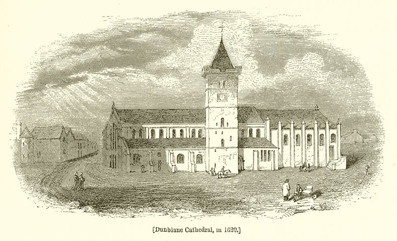 Katedrála Dunblane, v roce 1620 od English School