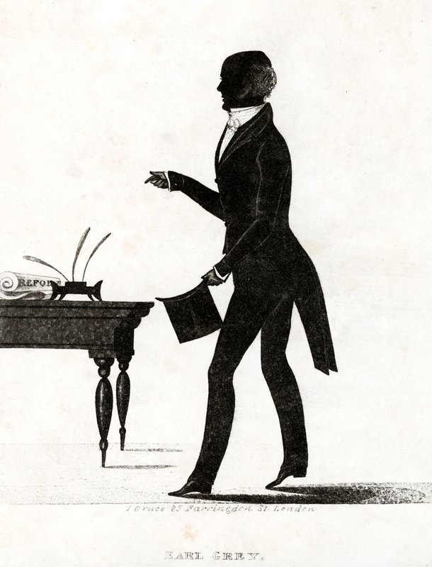 Earl Grey, britský whigský politik a předseda vlády, který představil Great Reform Act z roku 1832 od English School