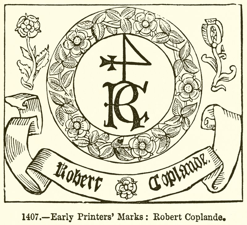 Známky prvních tiskáren: Robert Coplande od English School