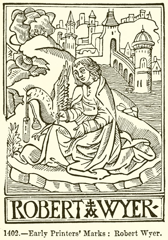 Známky prvních tiskáren: Robert Wyer od English School