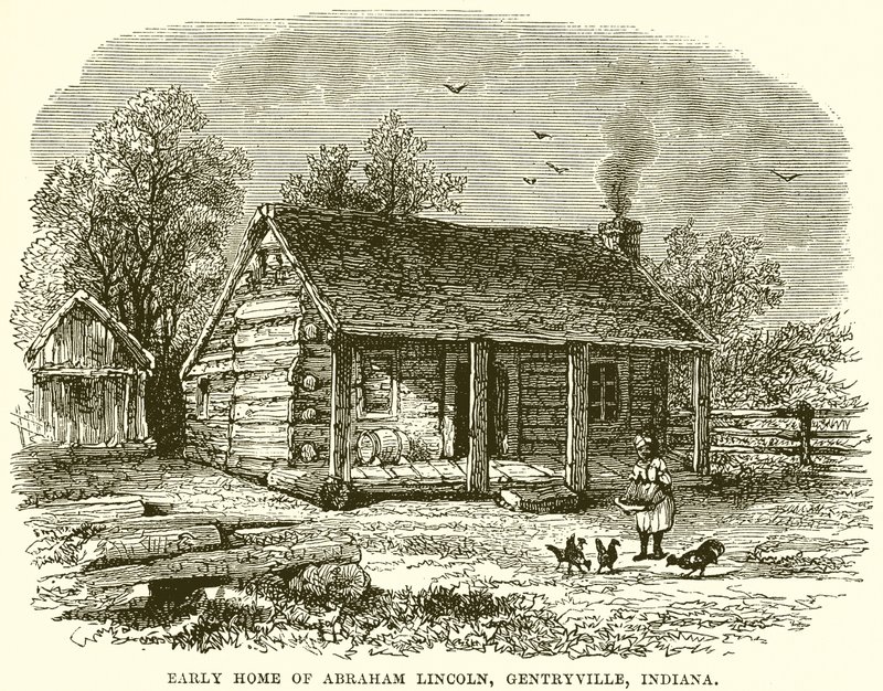 Časný domov Abrahama Lincolna, Gentryville, Indiana od English School