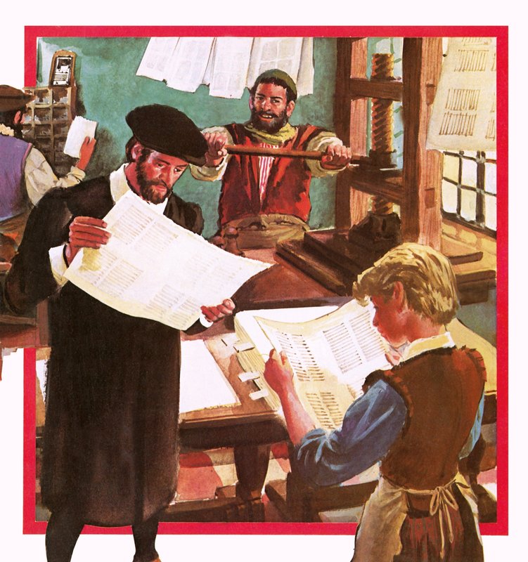 Raný tiskařský lis od English School