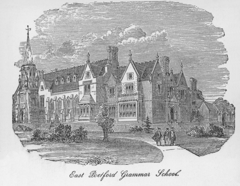East Retford Grammar School (rytina) od English School