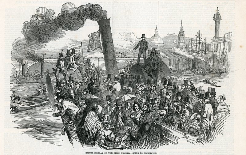 Velikonoční pondělí na řece Temži - cesta do Greenwiche od English School