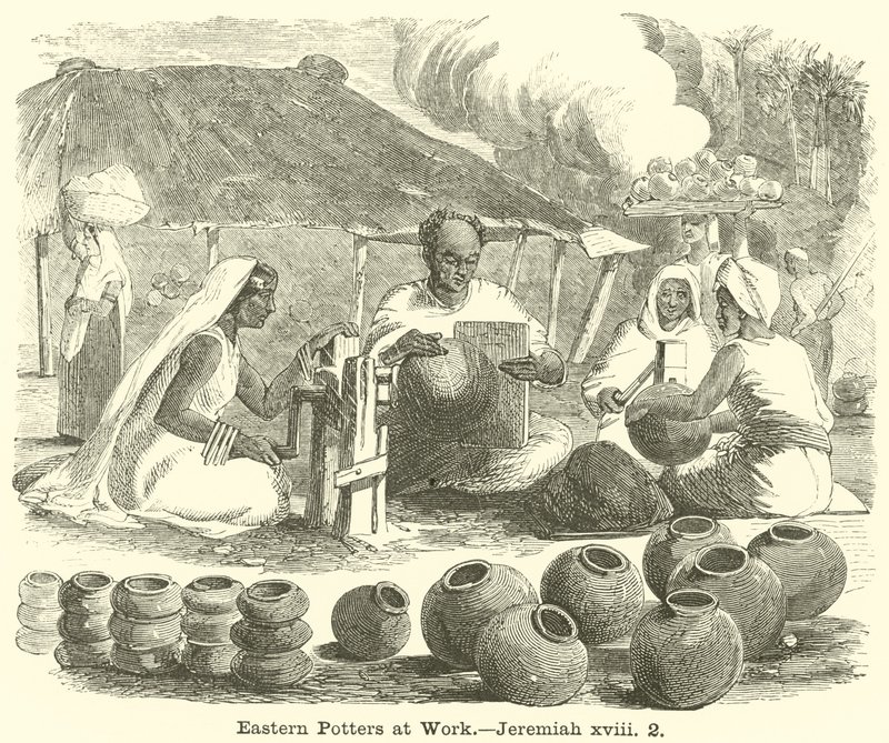 Eastern Potters at Work, Jeremiáš, xviii, 2 od English School