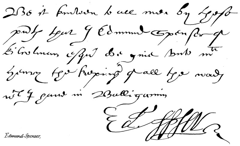 Edmund Spenser od English School