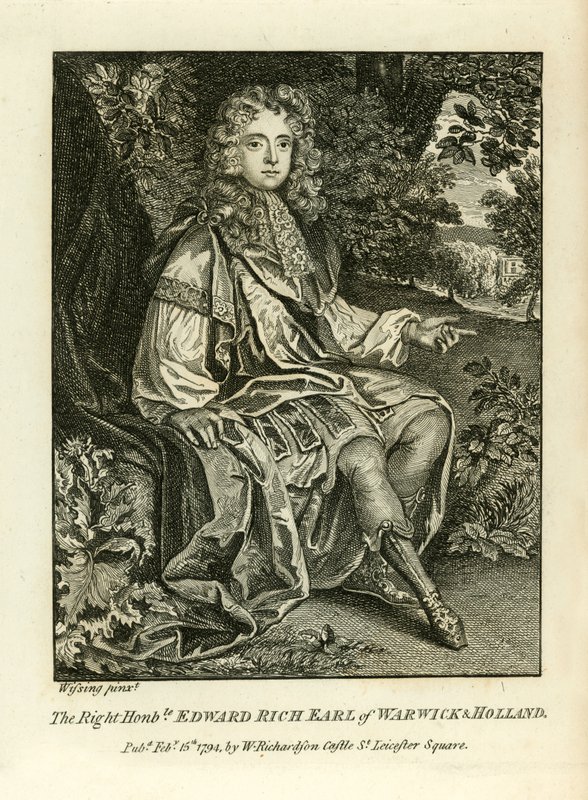 Edward Rich, hrabě z Warwicku a Holandska od English School