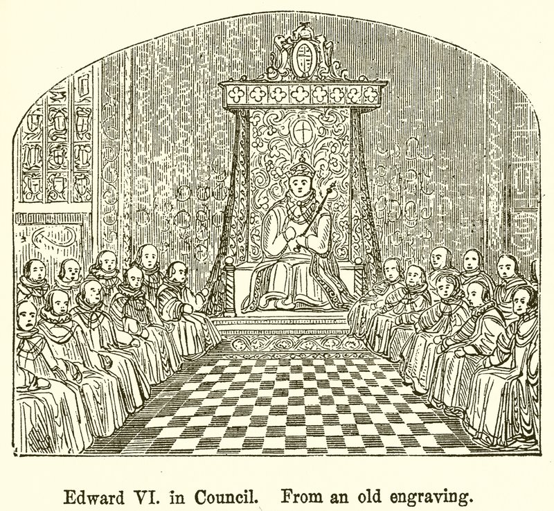 Eduard VI. v Radě od English School