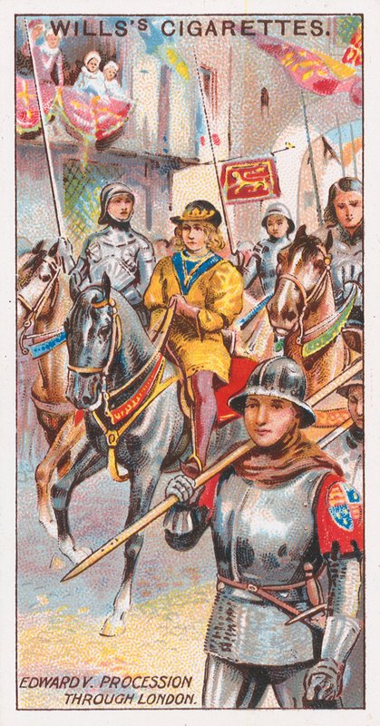 Průvod Edwarda V. Londýnem od English School