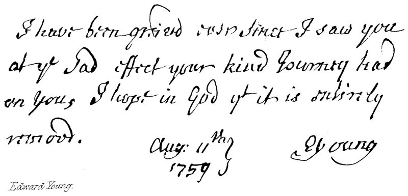 Edward Young od English School