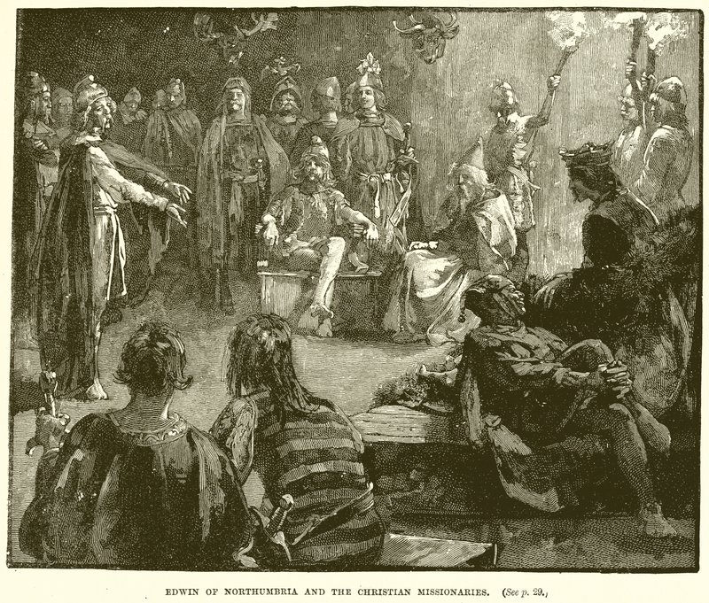 Edwin z Northumbrie a křesťanští misionáři od English School