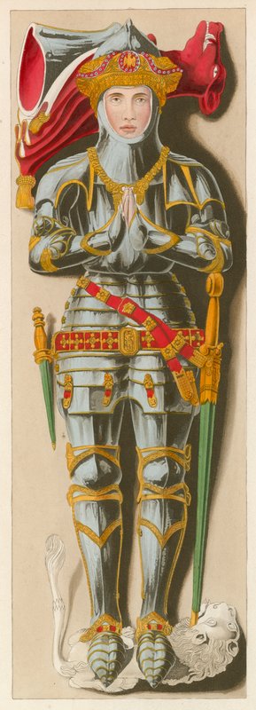 Podobizna sira Richarda Vernona, 1450 od English School