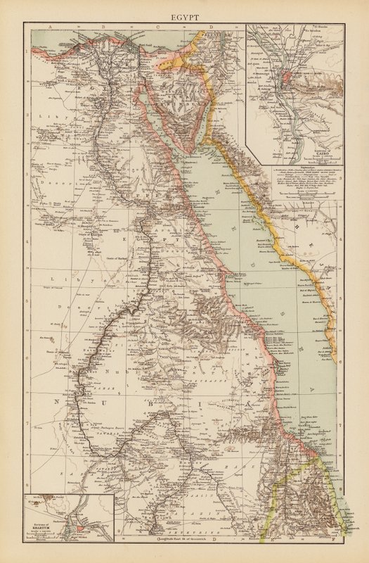 Egypt (barevná litografie) od English School