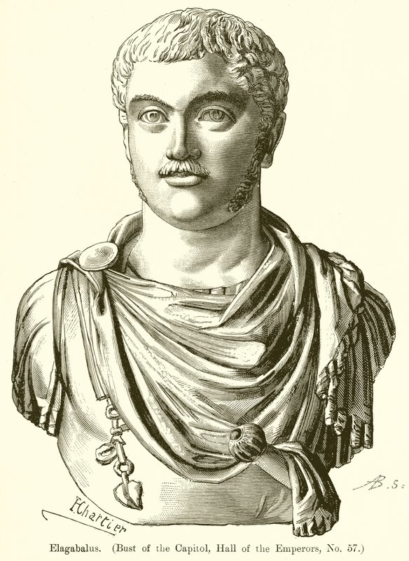 Elagabalus. (Busta Kapitolu, Síň císařů, č. 57) od English School