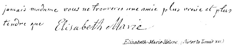 Elizabeth-Marie-Helene, (sestra Ludvíka XVI.) od English School
