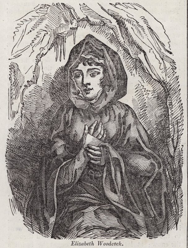 Elizabeth Woodcock (rytina) od English School