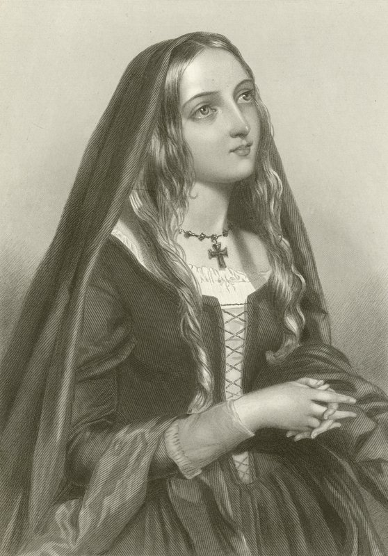 Alžběta z Woodville, královna krále Edwarda IV od English School