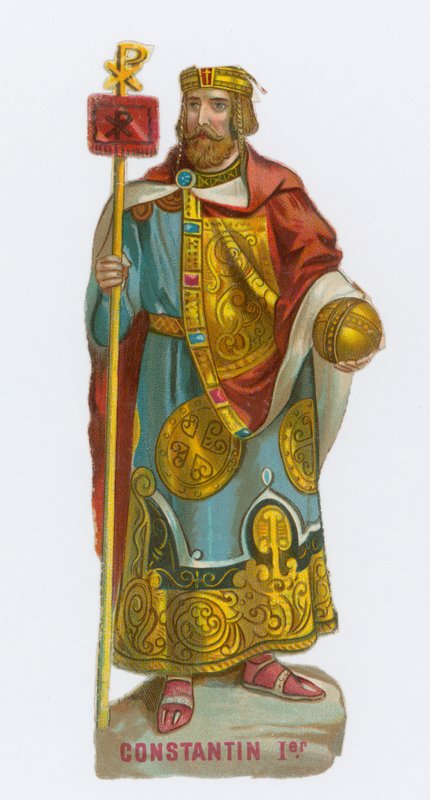 Císař Konstantin I od English School
