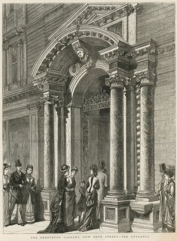 Vstup do Grosvenor Gallery od English School