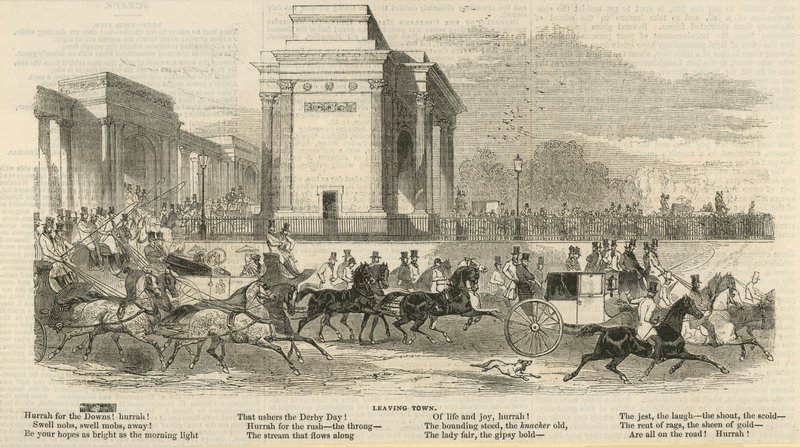 Epsom Races: Leaving Town od English School