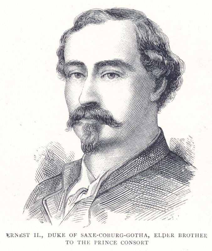 Ernest II., vévoda ze Saxe-Coburg-Gotha, starší bratr Prince Consort od English School