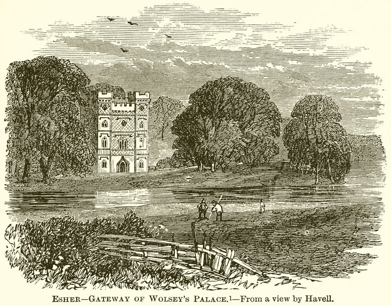 Esher – brána Wolseyho paláce od English School
