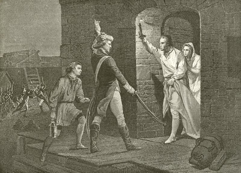 Ethan Allen na Ticonderoga od English School