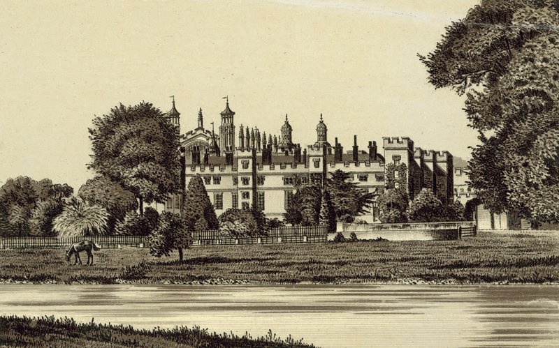 Eton College od řeky od English School