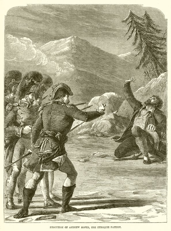 Poprava Andrewa Hoffera, tyrolského patriota od English School