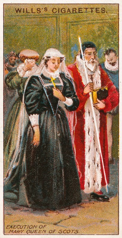 Poprava Mary Queen of Scots od English School