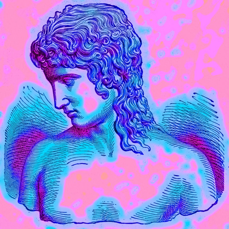 Extrém etnické divergence – nejvyšší typ – I: Eros of Praxiteles, ilustrace z knihy With the Worlds People od Johna Clarka Ridpatha, publikovaná v roce 1912 (digitálně vylepšený obrázek) od English School