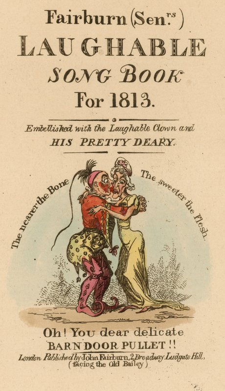 Fairburn seniors Laughable Song Book pro rok 1813 od English School