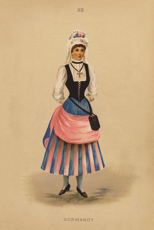 Oblečení pro maškarní: (barevná litografie) od English School