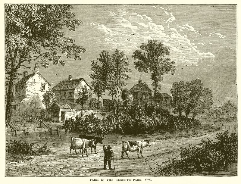 Farma v Regents Park, 1750 od English School