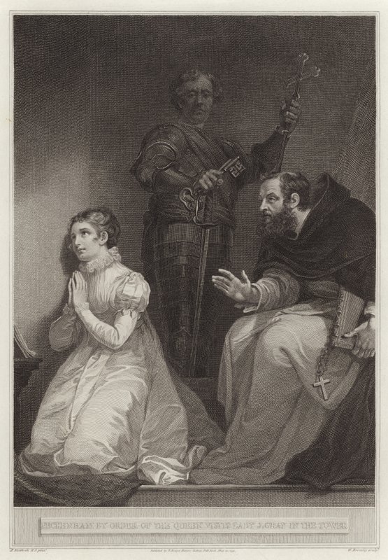 Feckenham z rozkazu královny navštíví Lady J Gray ve věži od English School