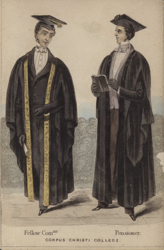 Společník, důchodce, Corpus Christi College od English School