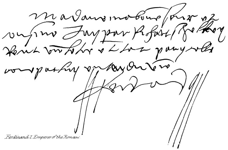 Ferdinand I. císař římský od English School
